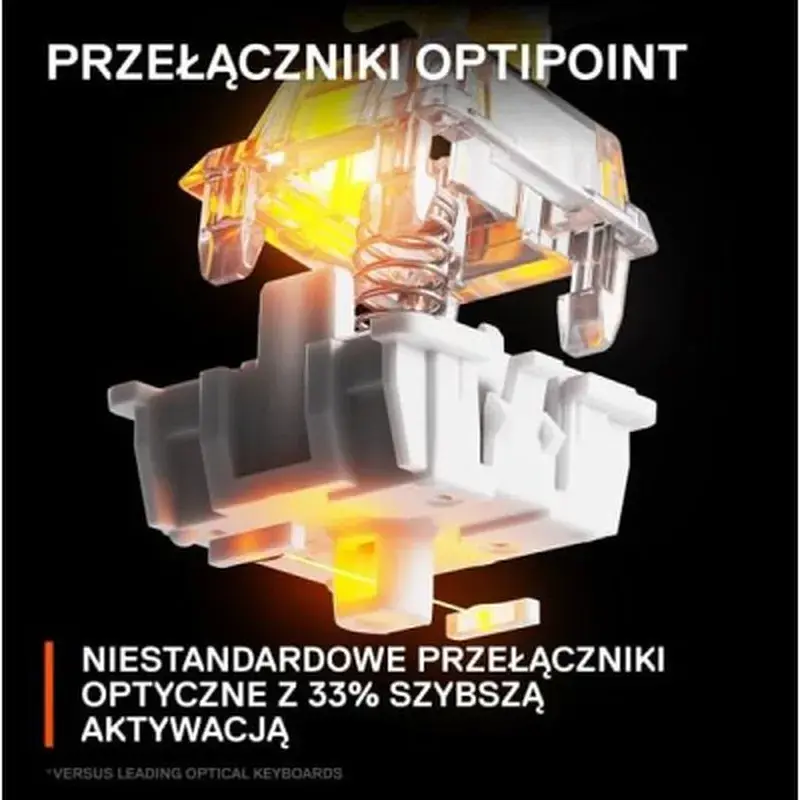 Клавіатура SteelSeries Apex 9 TKL USB Black (64847) - фото 4
