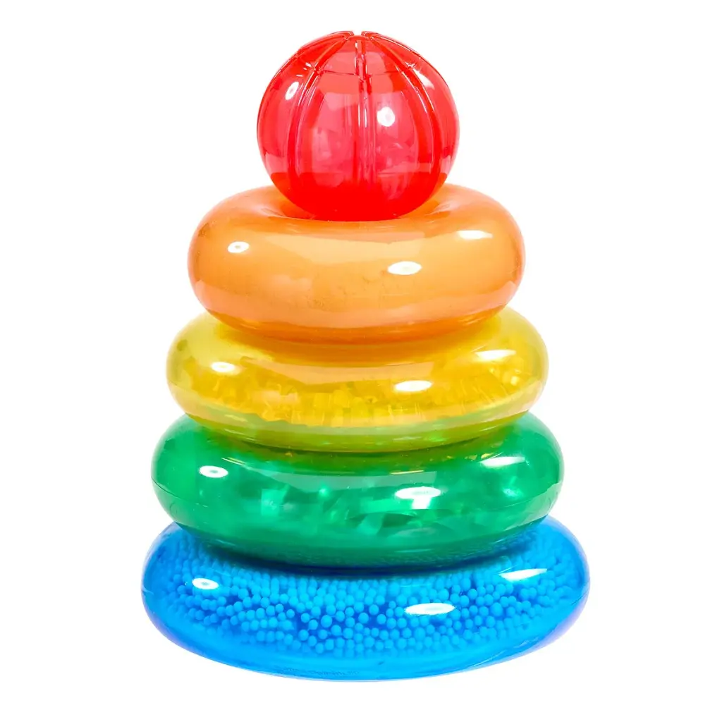 Сенсорний конструктор JELLY BLOX серії "Lil' Jellies" - ПІРАМІДКА-КОЛЬОРИНКА - фото 4
