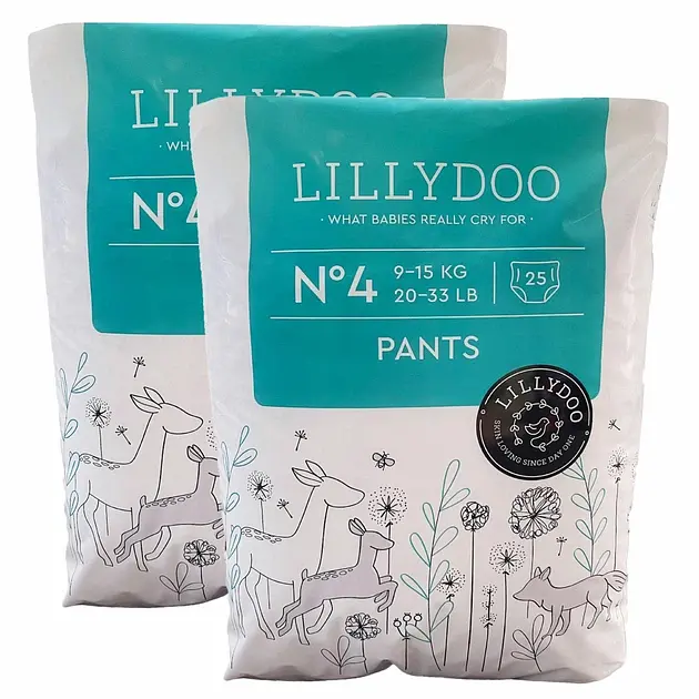 Підгузки-трусики LILLYDOO 4 (9-15 кг), 50 шт