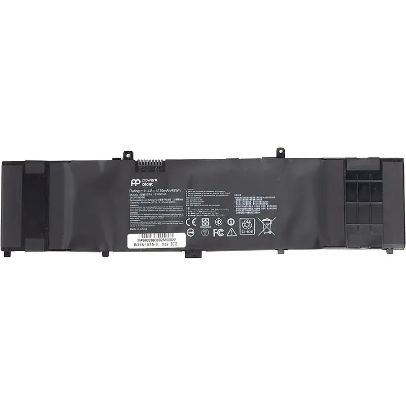 Акумулятор PowerPlant для ноутбуків ASUS Zenbook UX410UA (B31N1535) 11.4V 4110mAh (NB431618) - фото 2