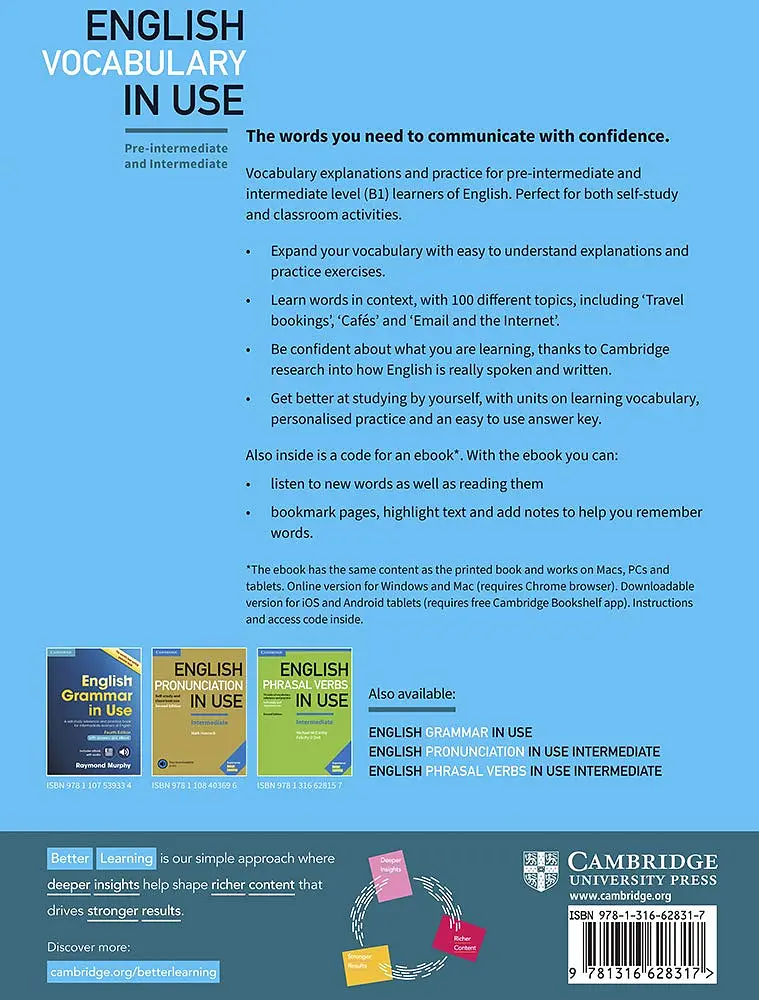 English Vocabulary in Use Pre-intermediate and Intermediate. Book with Answers and Enhanced eBook. Vocabulary Reference and Practice (4th Edition) - фото 2