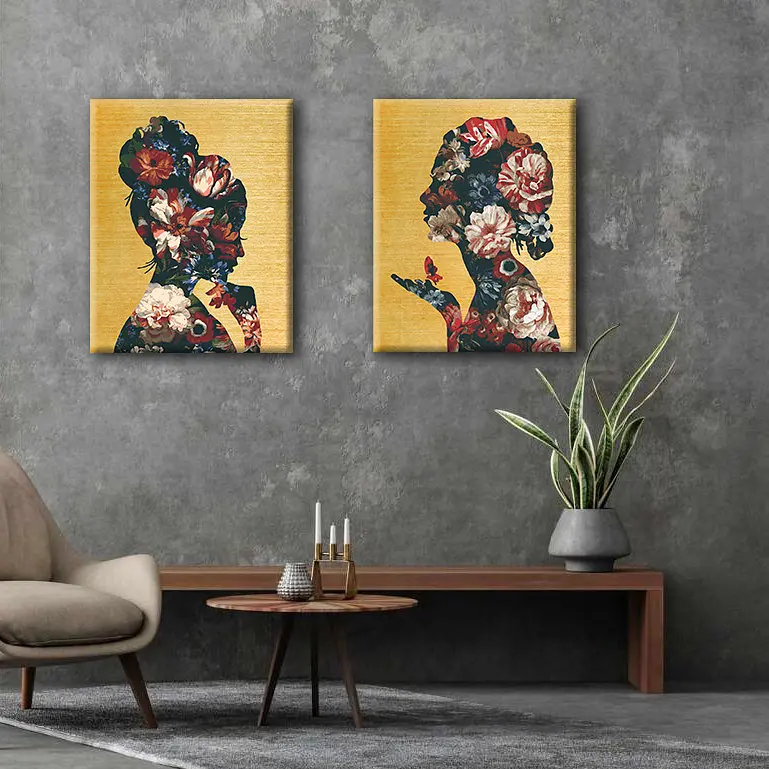 Набір картин за номерами з металевими фарбами Riviera Blanca Харизма (ITR-087) 2 шт в наборі