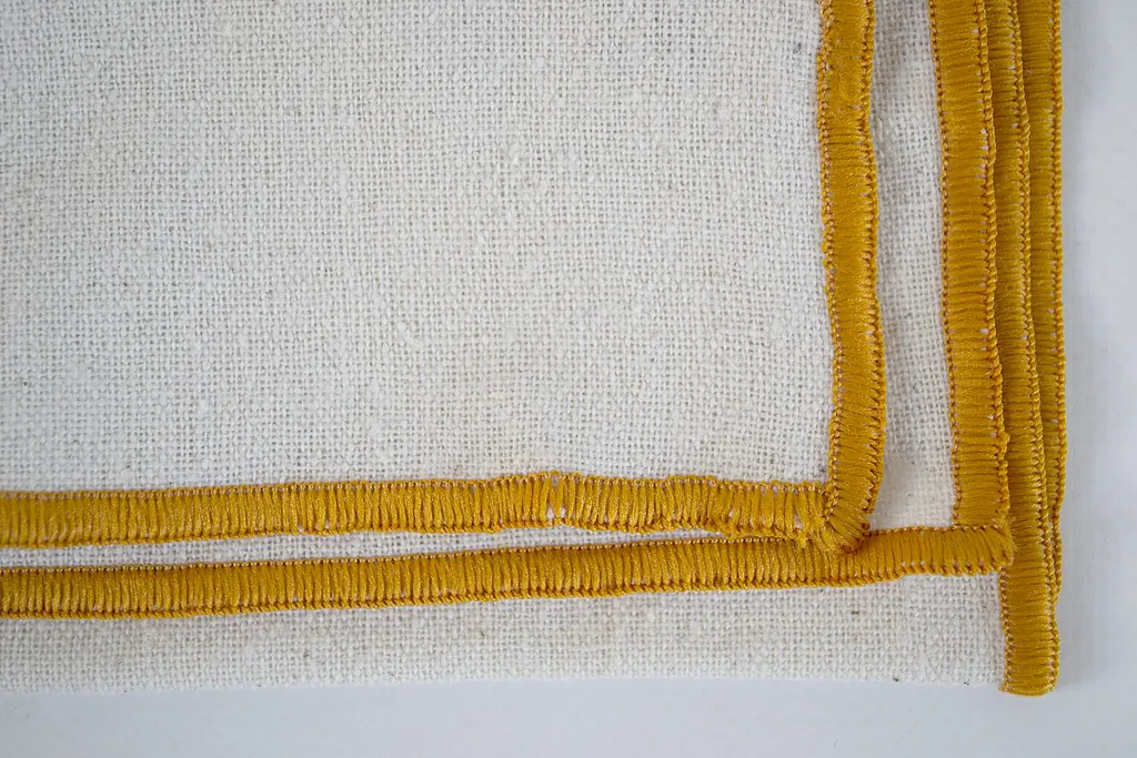 Скатерть Lotus Home - Toursa горчичный 150x220 - фото 5