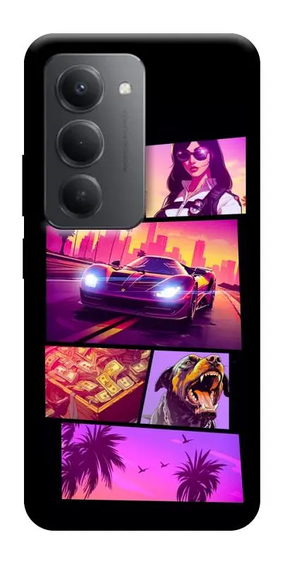 TPU чохол Demsky GTA vibes для Xiaomi Redmi 15 4G (Global) / 5G