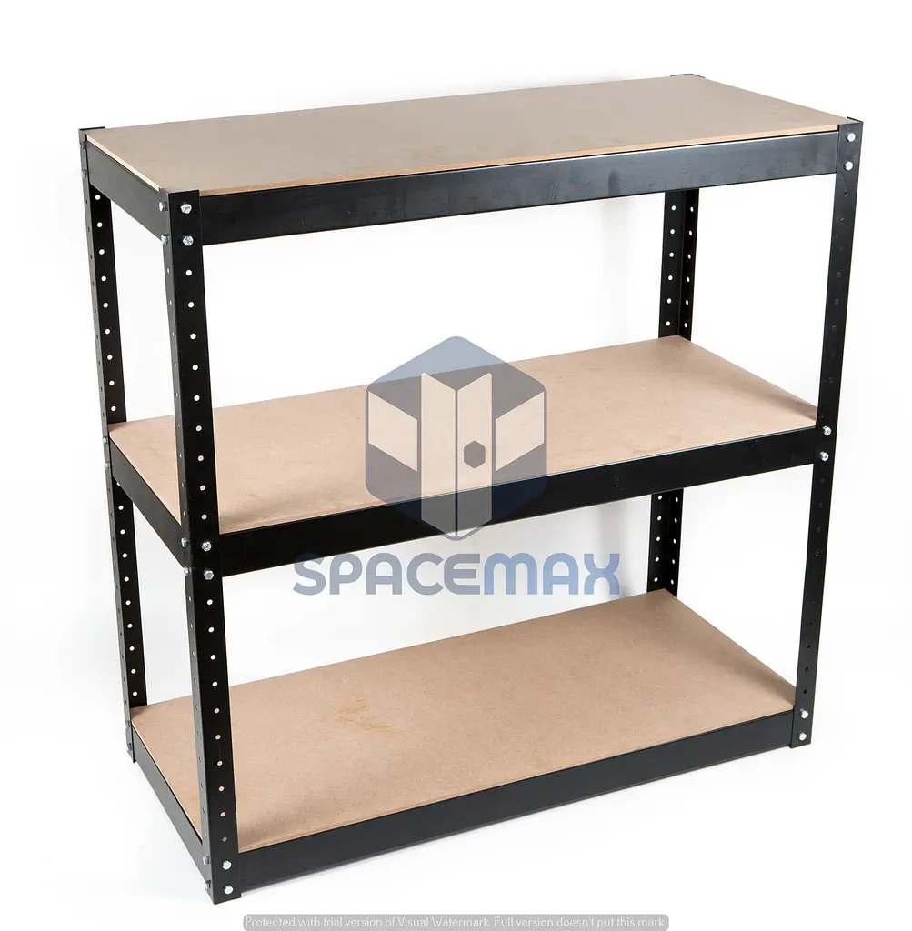 Стелаж металевий 80×90×50 оцинкований пофарбований самозбірний SPACEMAX - фото 4