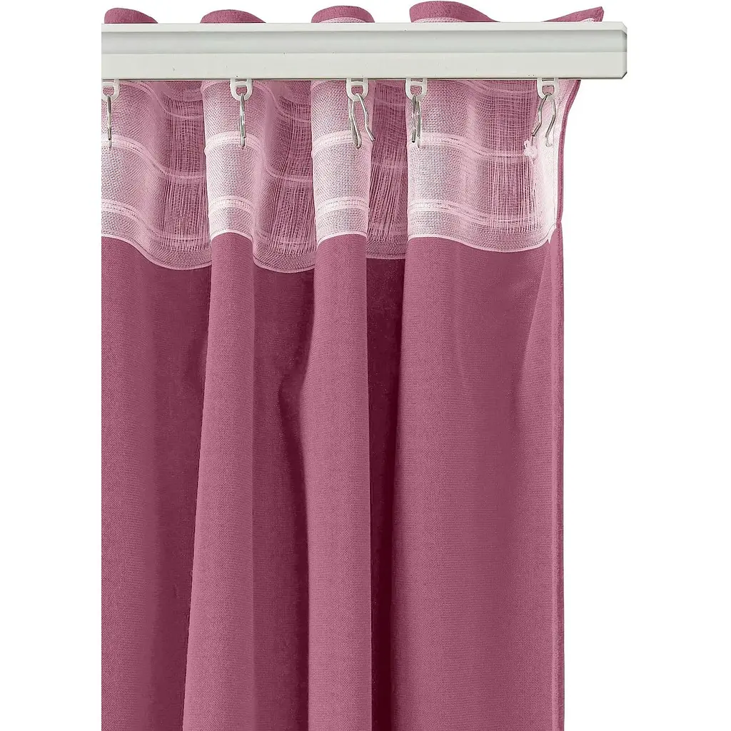 Штори на кухню та в кімнату Cosas Coral 180х260 см 2 шт лаванда (Curtains_08Aurora_DUK_180x260) - фото 6