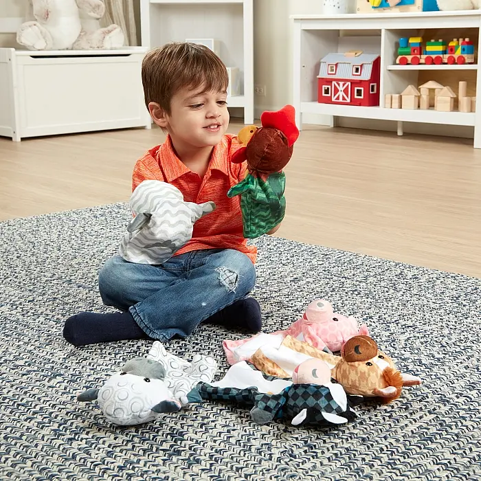 Великий ляльковий театр Melissa&Doug Ферма 6 шт. (MD9121) - фото 5