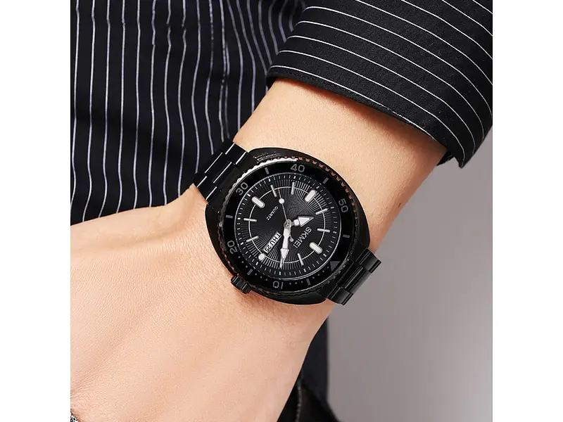 Чоловічий наручний годинник 2256BK Black Skmei acs0030104 - фото 4