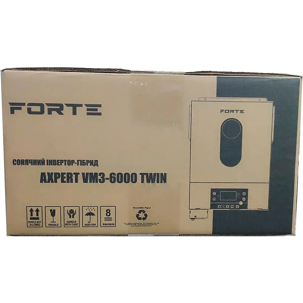 Инвертор гибридный Forte Axpert VM III-6000 Twin (142512) - фото 6