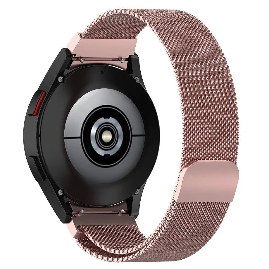 Ремешок Milanese Loop для Samsung Galaxy Watch 5 - Rose металлический ширина крепления 20мм (WB5944) - фото 3