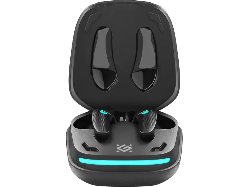 Навушники TWS Defender CyberDots 285 Black (63285) - фото 5