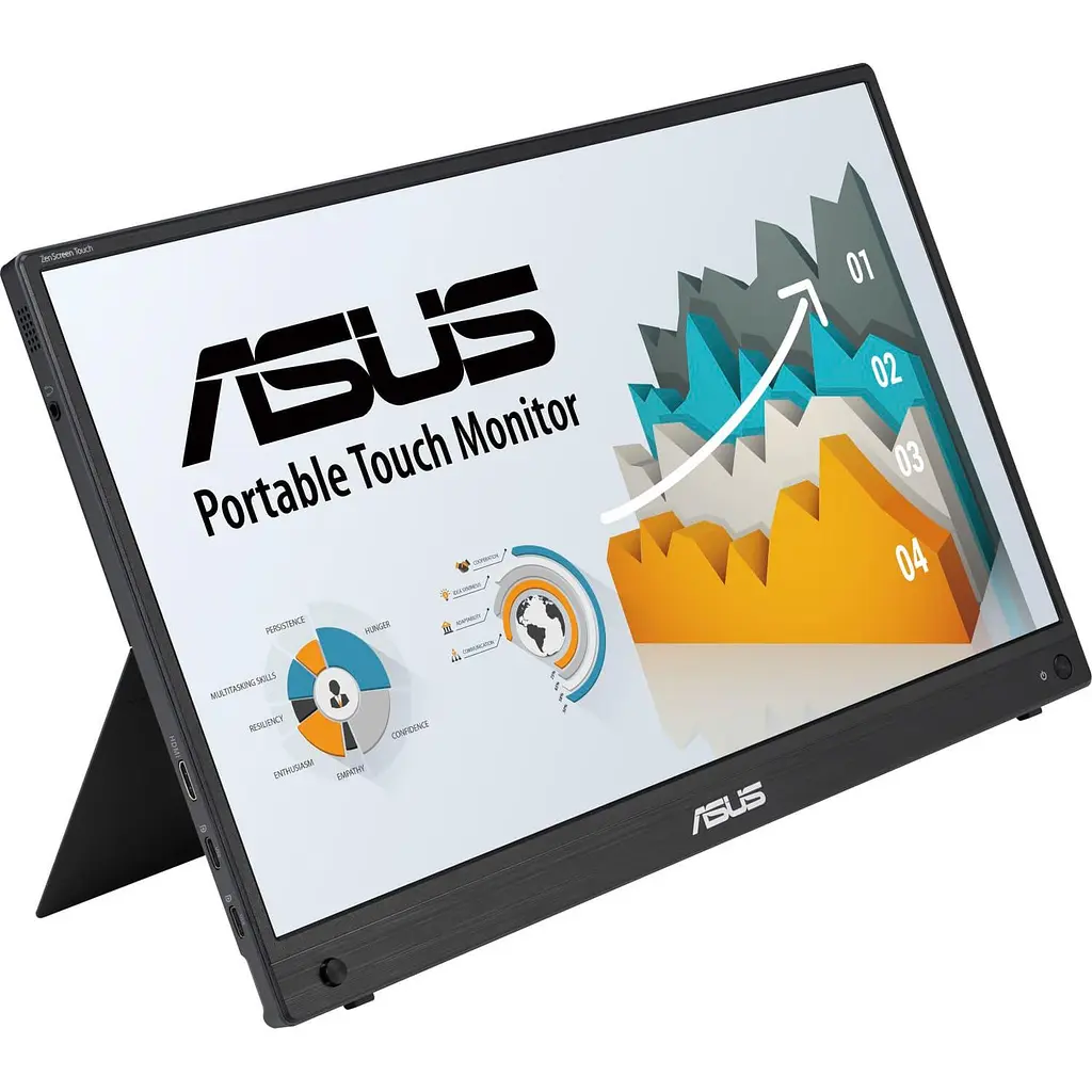 Монітор 15.6" ASUS ZenScreen MB16AHT Touch Portable FHD IPS 60Hz (90LM0890-B01170) - фото 2