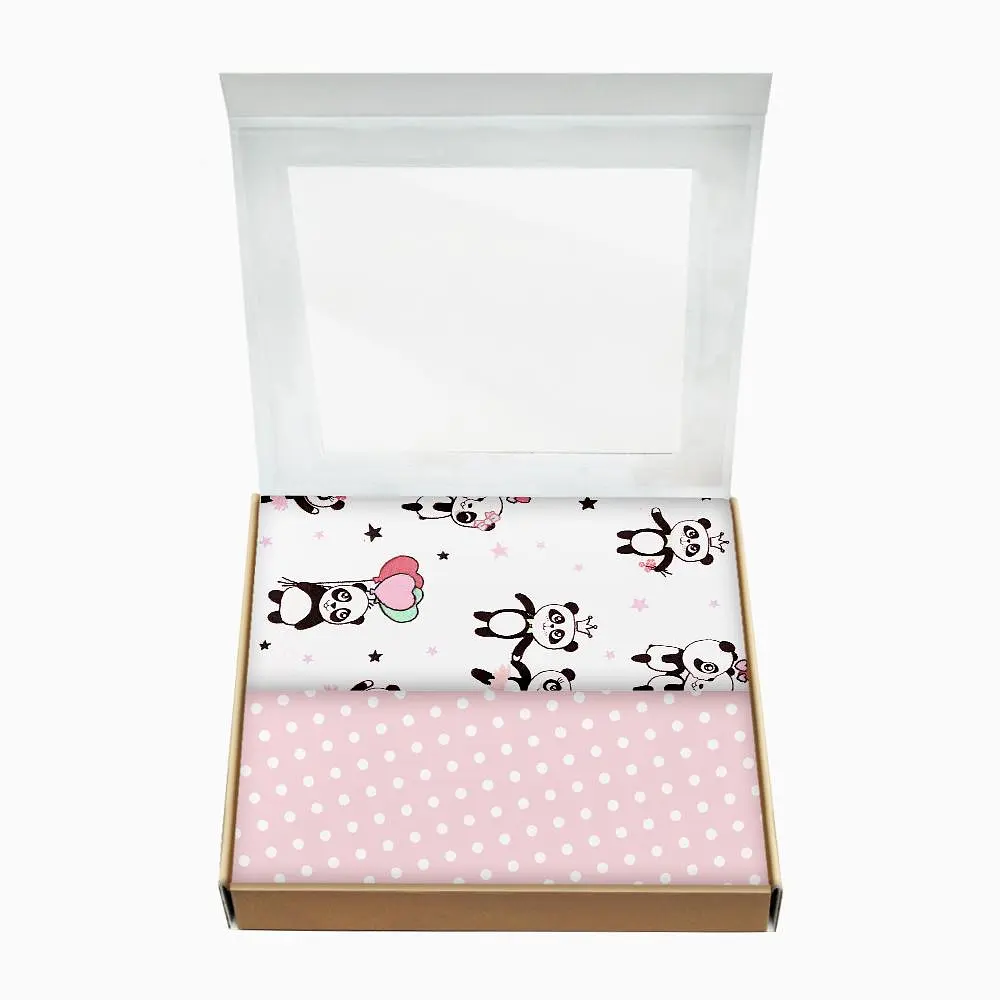 Багаторазові пелюшки дитячі ROSE PANDA 2шт COSAS (4822052053157) - фото 2