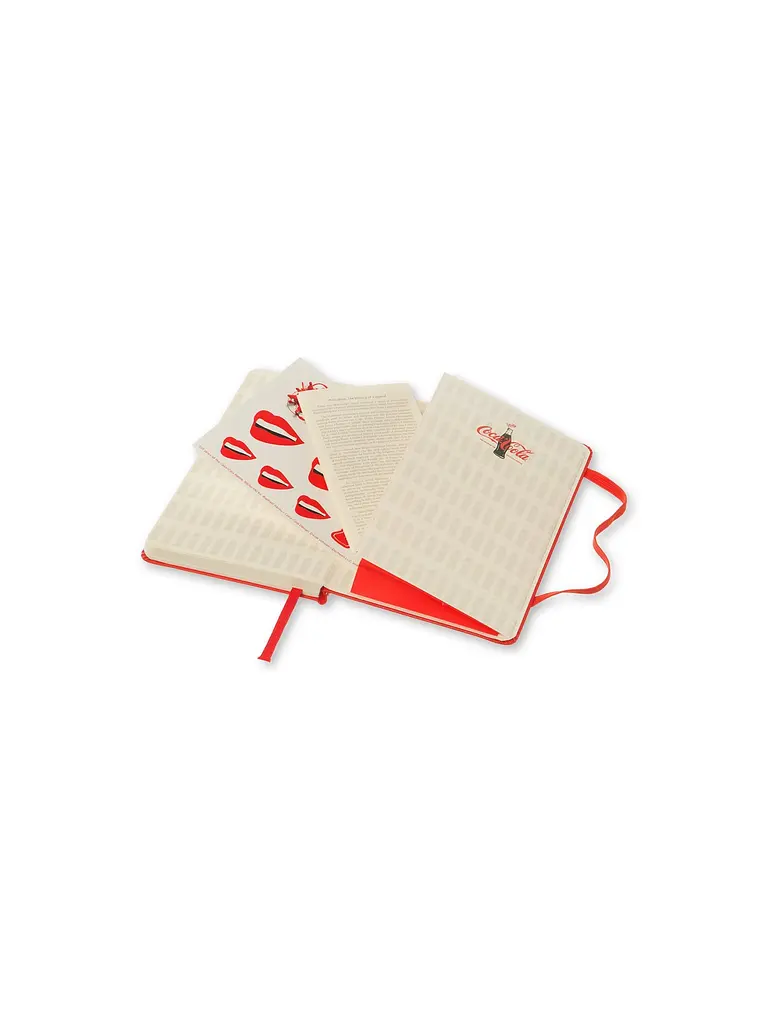 Записник Moleskine Coca-Cola кишеньковий, Нелінований Червоний (LECOQP012) - фото 6