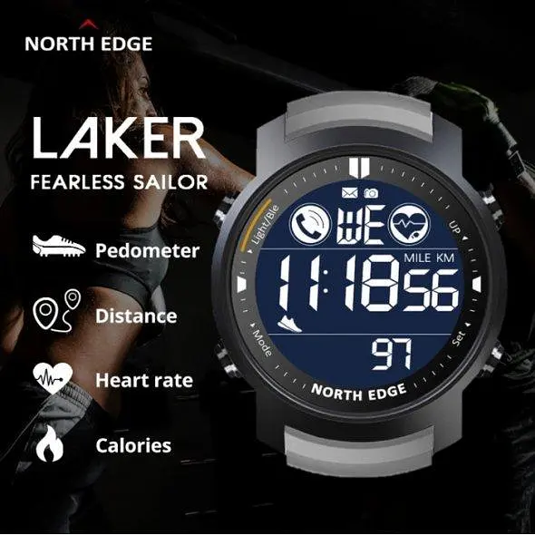 Чоловічий наручний годинник North Edge Laker 5BAR - фото 4