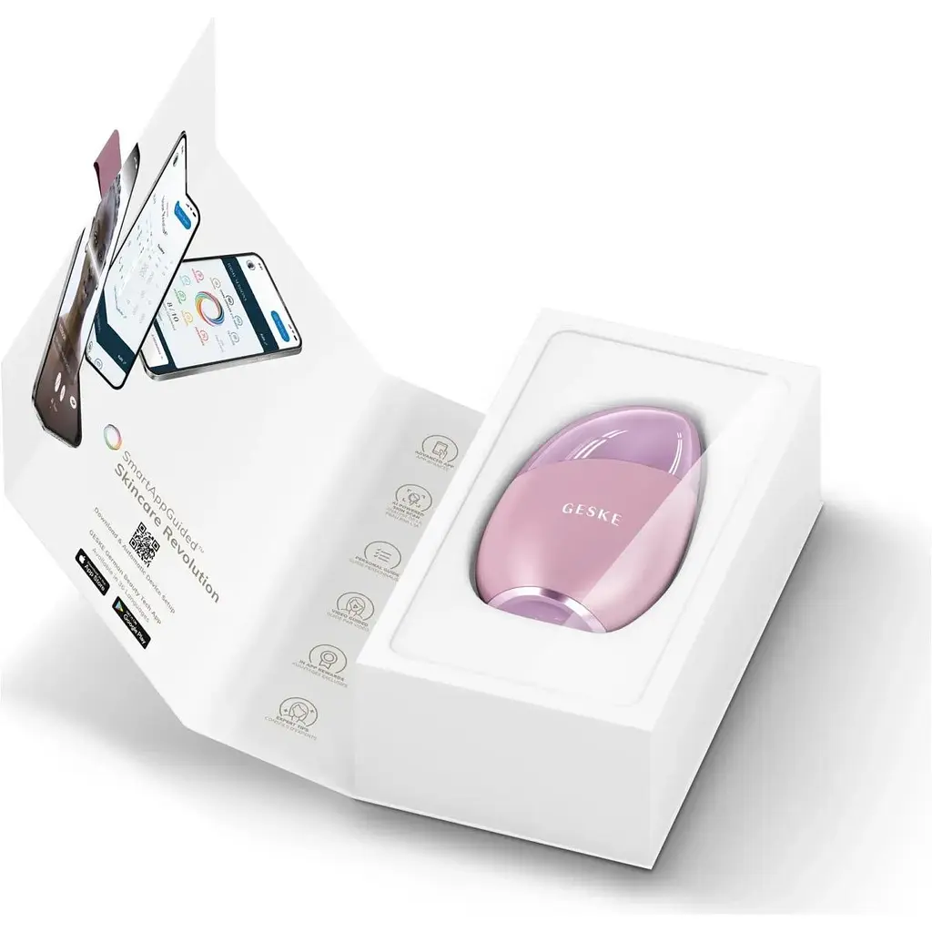 Масажер для обличчя GESKE Cool & Warm Eye and Face Massager 7в1 Pink (HB0291) [176774] - фото 6