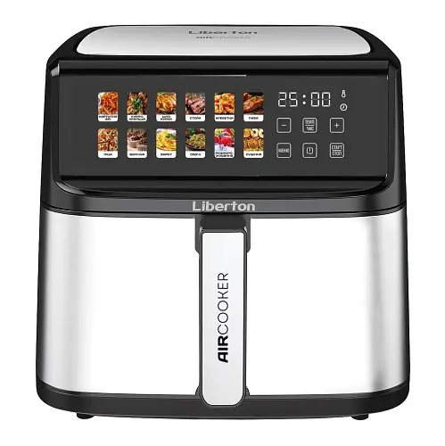 Мультипіч Liberton LAF-3213, Black/Inox, 1800W, 11л, 12 програм, керування сенсорне, таймер, автовідключення, антипригарне покриття чаші, 80-200 ˚C