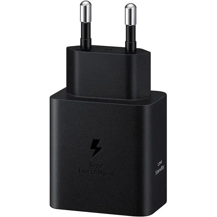 Мережевий зарядний пристрій Samsung Black, 45W + кабель USB Type-C (EP-T4511XBEGEU)