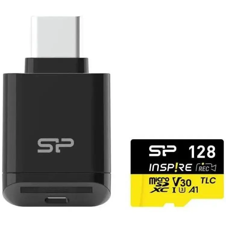 Карта пам'яті Silicon Power Inspire MicroSDXC 128G U3 A1 V30 170R/150W SP128GBSTXLV3V1NSP - фото 1