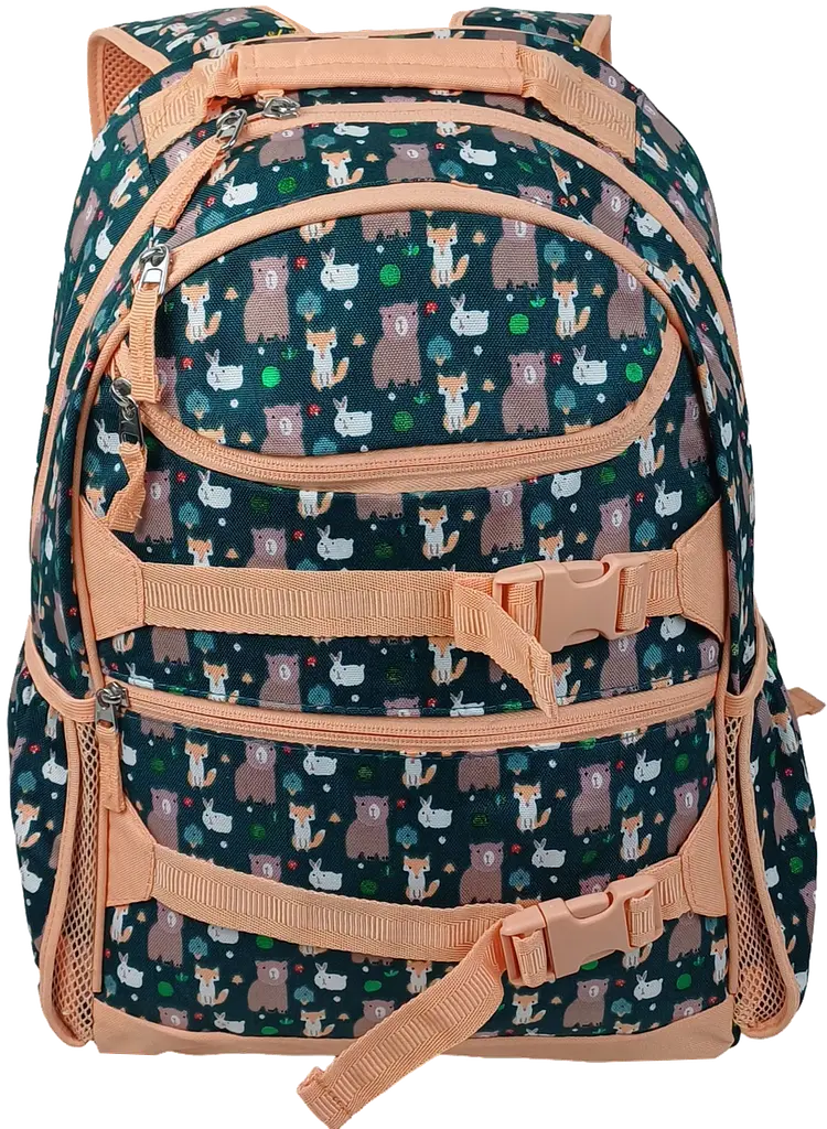 Рюкзак шкільний ASCE Animals 25 л 42x31x20 см поліестер