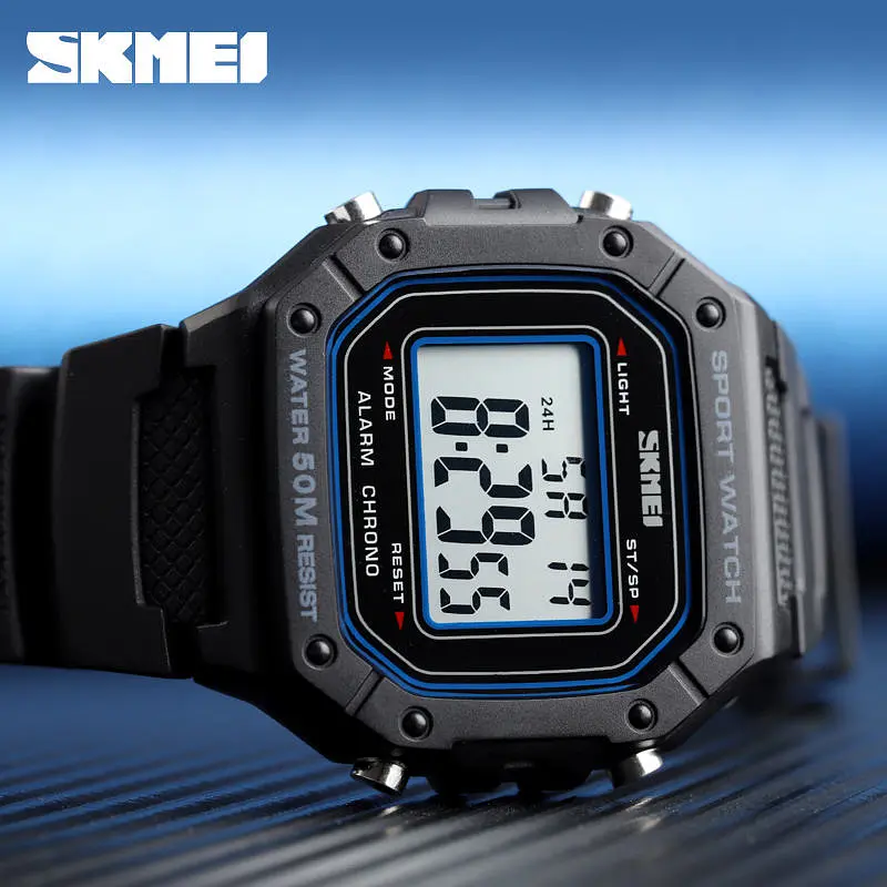Наручний годинник Skmei 1496 Black White, 1496BKWT (17144) - фото 4