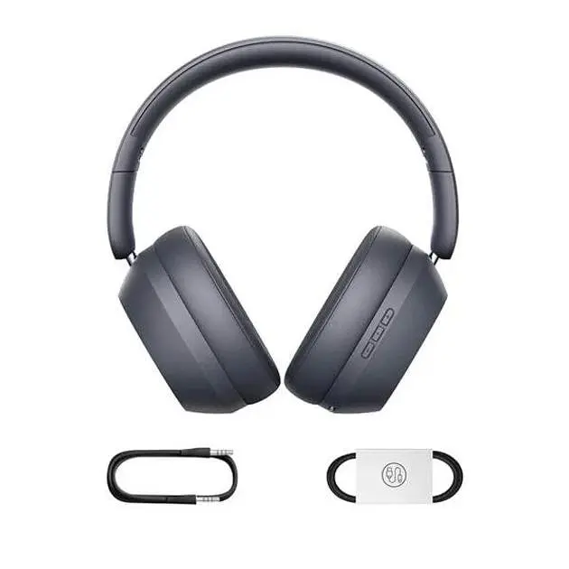 Беспроводные наушники Baseus Bass 35 Max Wireless, ANC, BT5.3, AUX, 600mAh, 30-50h, Grey A00070800821-00 - фото 6