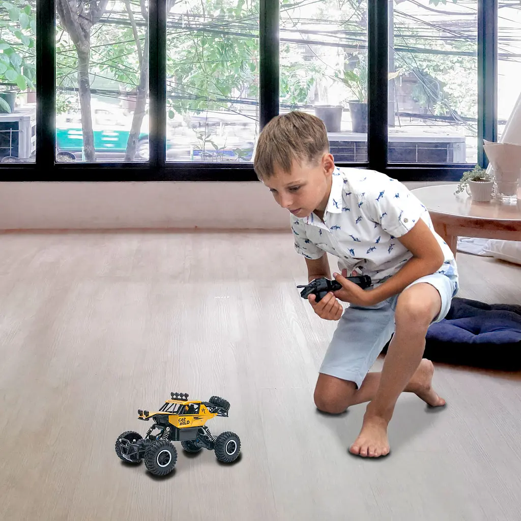 Автомобіль на радіокеруванні Sulong Toys Off-Road Crawler Car vs Wild 1:20 золотий (SL-109AG) - фото 9