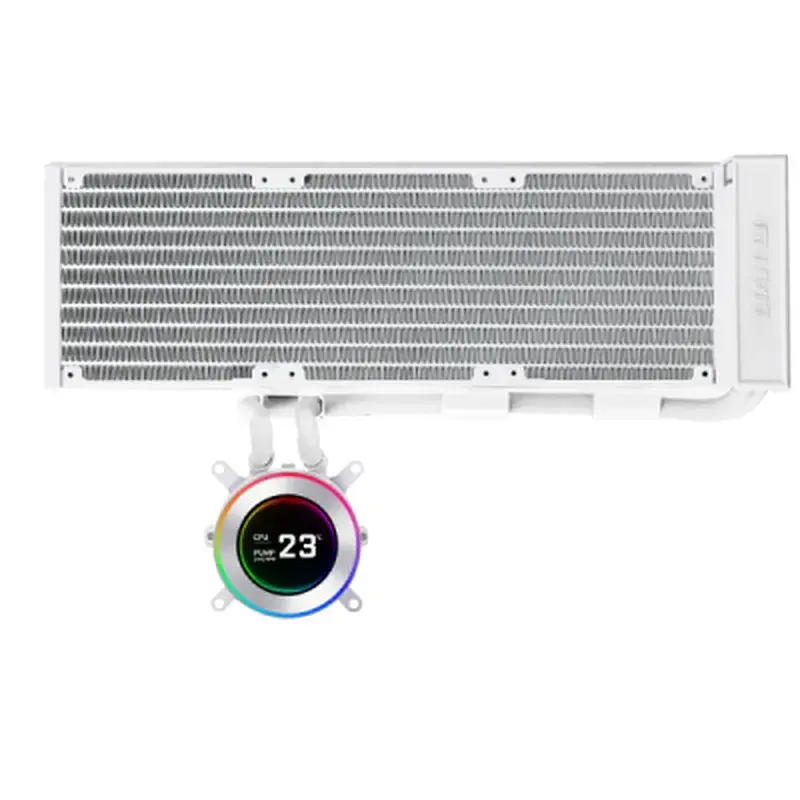 Система рідинного охолодження Lian Li HydroShift II LCD-C 360 FANLESS White (G89.GHS2LCD36W.00) - фото 5