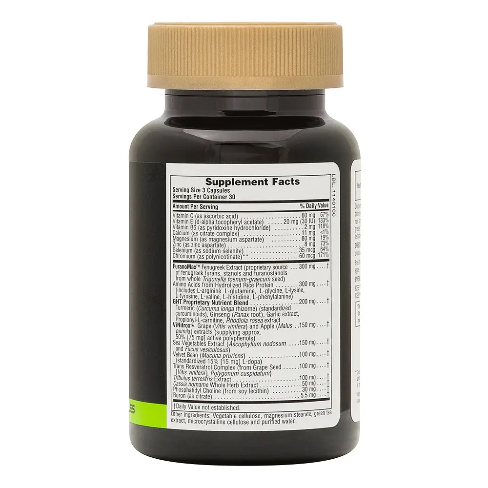 Стимулятор тестостерону Natures Plus GHT Male 90 капсул - фото 2