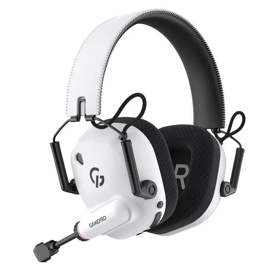 Ігрові навушники GamePro HSW-120-W Wireless Mercury Genesis Pro White - фото 2