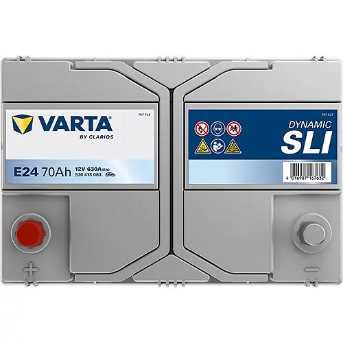 Акумулятор Varta Dynamic SLI 12В 70Аг 630А (EN) L+ (570413063) - фото 5