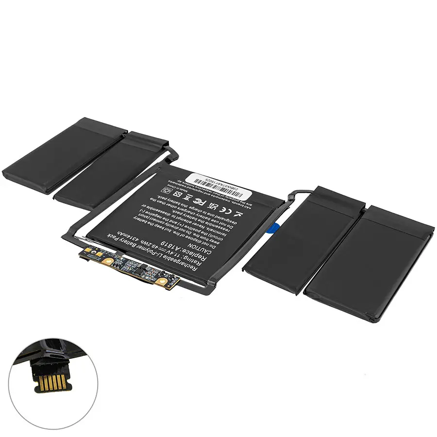 Акумулятор Apple A1819 (A1706 Macbook Pro Retina 13 2016-2017) 11.4V 4314 mAh Black - фото 2