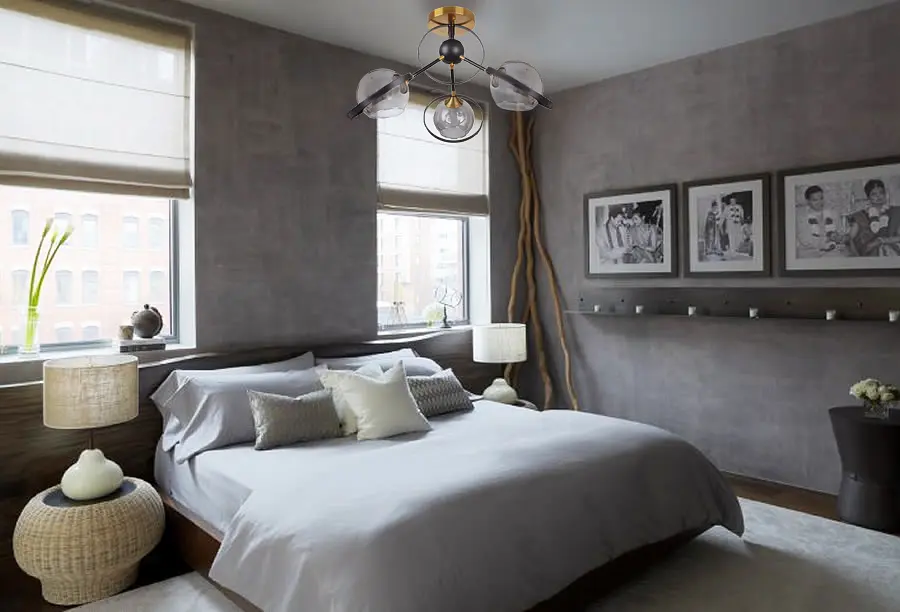 Люстра Brille потолочная молекула E27 60W G (BL-965C/3) - фото 2