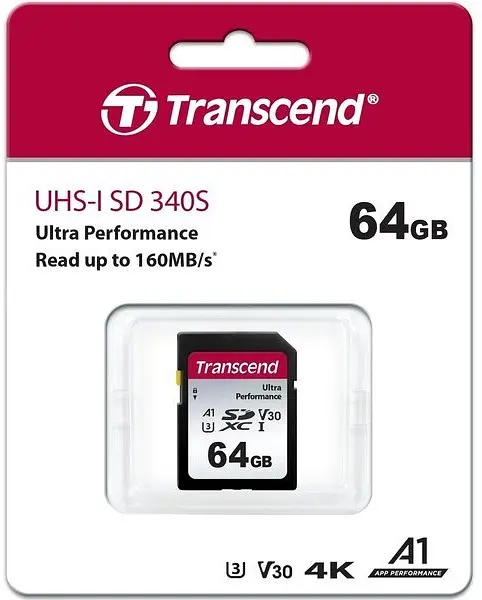 Transcend Карта пам'яті SD 64GB C10 UHS-I U3 R160/W50MB/s 4K - фото 5