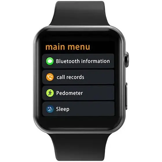 Смарт годинник Smart Watch IWO 9 (i6) Black (IW0001I6B) - фото 2