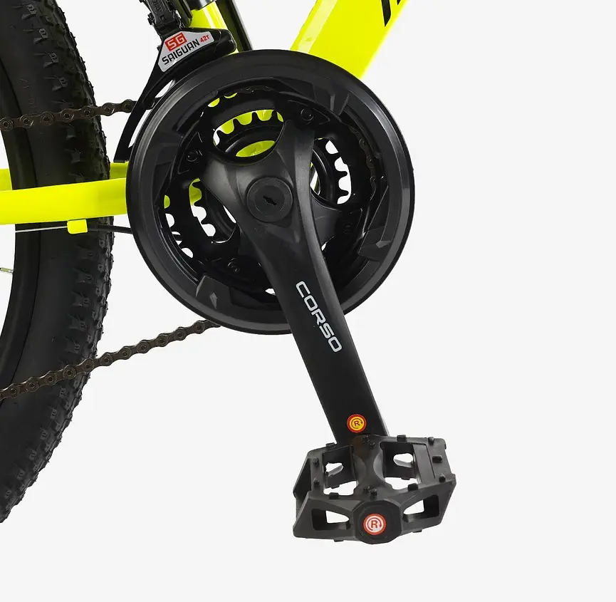 Велосипед спортивний 26" T-26430 Genesis Corso, стальна рама 13'', обладнання Saiguan, 21 швидкість, зібраний на 75% - фото 6