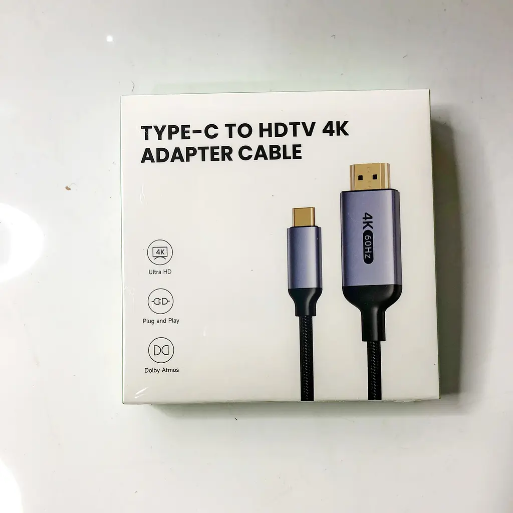 Кабель-перехідник Digital ZX167 USB Type-C - HDMI 4K 60Hz 2 м Чорний (HDMIC4K-2m) - фото 8