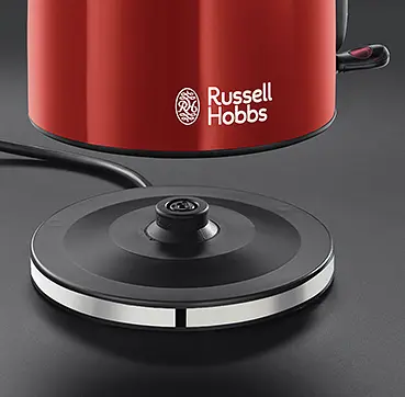 Электрочайник Russell Hobbs Colours Plus 1.7 л металл красно-черный kuh0015302 - фото 5