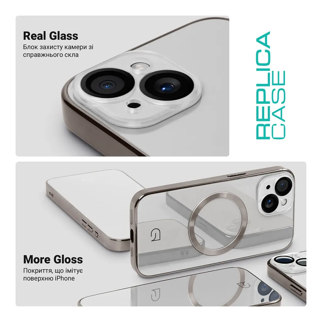Чохол ArmorStandart Replica MagSafe для Apple iPhone 15 White - фото 3
