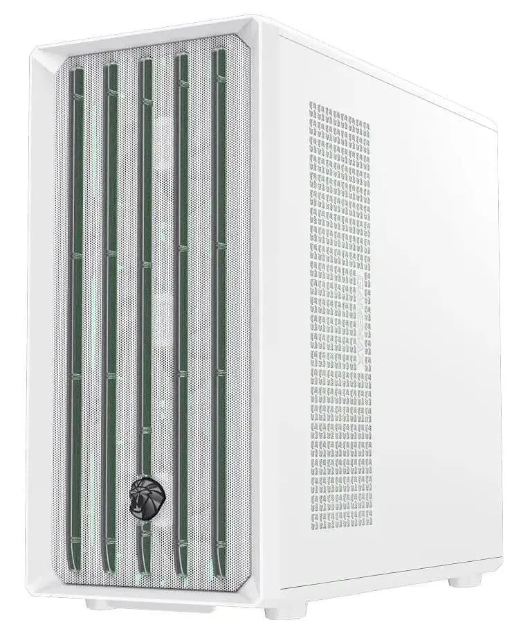 Корпус GameMax Claw 460 из закаленного стекла без блока питания, белый (CLAW 460 WH) - фото 4