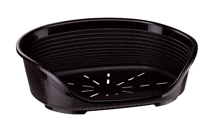 Пластиковий лежак для собак і котів Ferplast Siesta Deluxe 12 чорний 111×80,5×33,5 см 70212917
