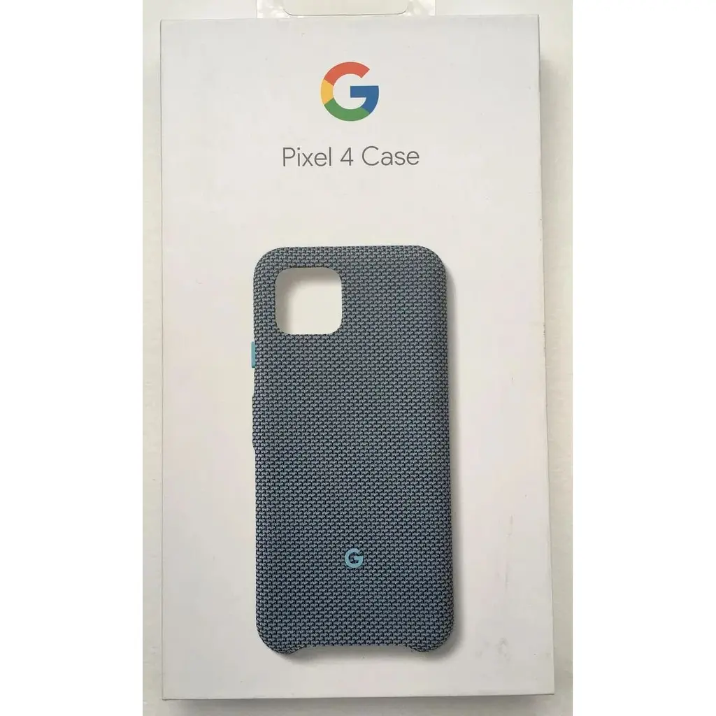 Противоударный чехол Google Soft Knit Fabric Case для Pixel 4 Blue Ish (GA01283) - фото 7