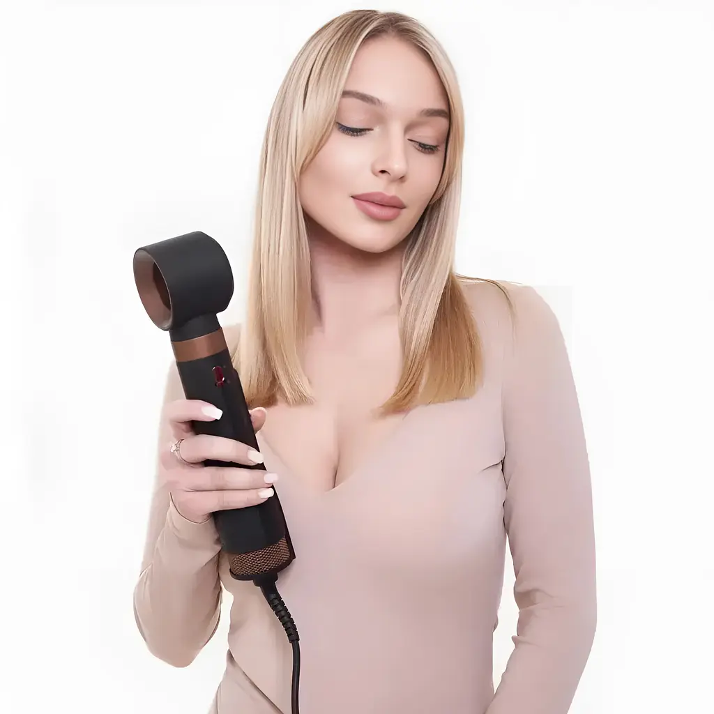 Багатофункціональний стайлер для сушіння та укладання волосся 6в1 з дифузором, професійний Фен-щітка гребінець (6020151510) - фото 3