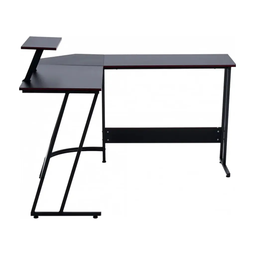 Комп'ютерний стіл GT Racer T-1741 Black (T-1741 (130x130x45x73) Black) - фото 4