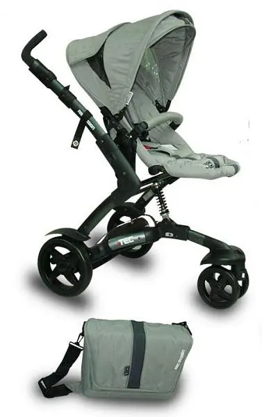 Універсальна коляска 2 в 1 ABC Design 3-Tec Pearl, сірий (31094/407) - фото 2