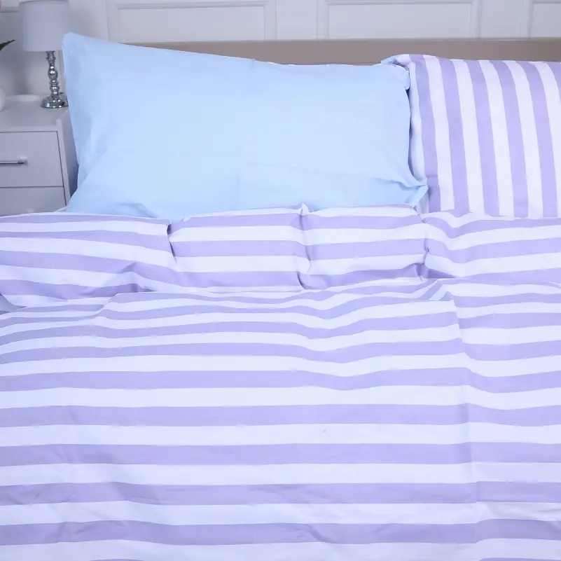 Простирадло MirSon Ranforce Elite 17-4772 Willerbann 150х220 см блакитне (2200008962647) - фото 3