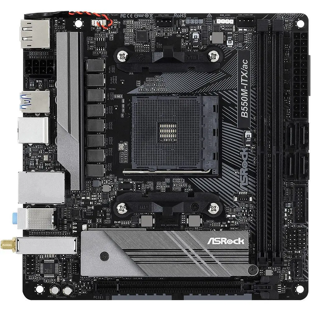 Материнська плата ASRock B550M-ITX/AC [140177] - фото 2