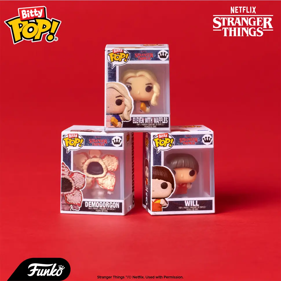 Набір ігрових фігурок Демогоргон Funko Bitty POP! 83661 серії Дуже дивні дива - фото 3