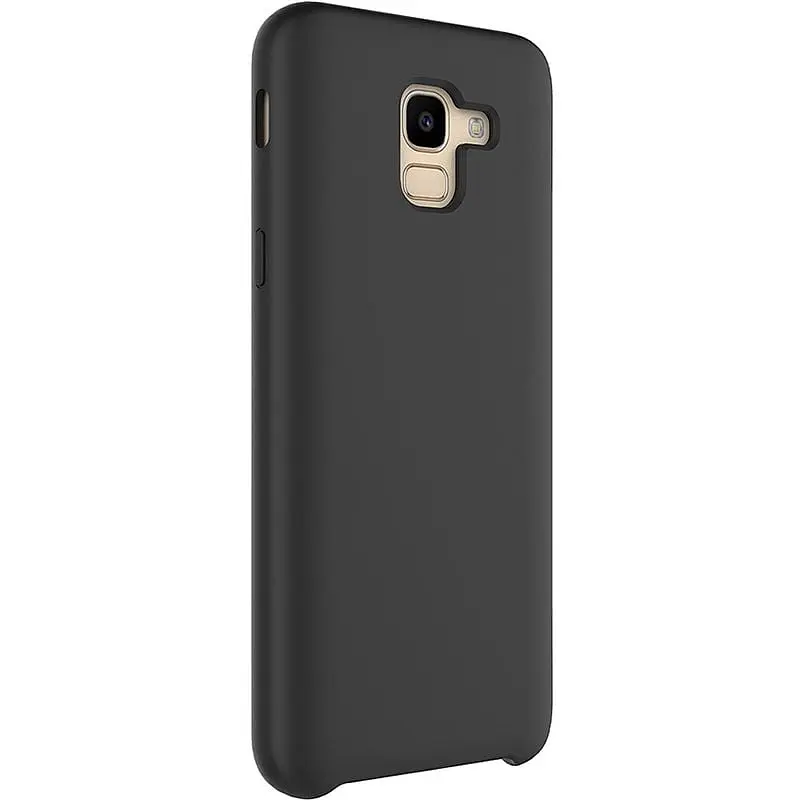 Чохол-накладка Toto Liquid Silicone case Samsung Galaxy J6 2018 Black - фото 2
