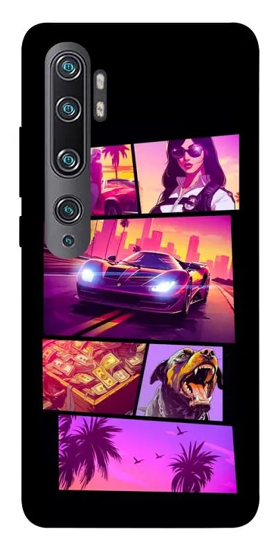 TPU чохол Demsky GTA vibes для Xiaomi Mi Note 10 / Note 10 Pro / Mi CC9 Pro